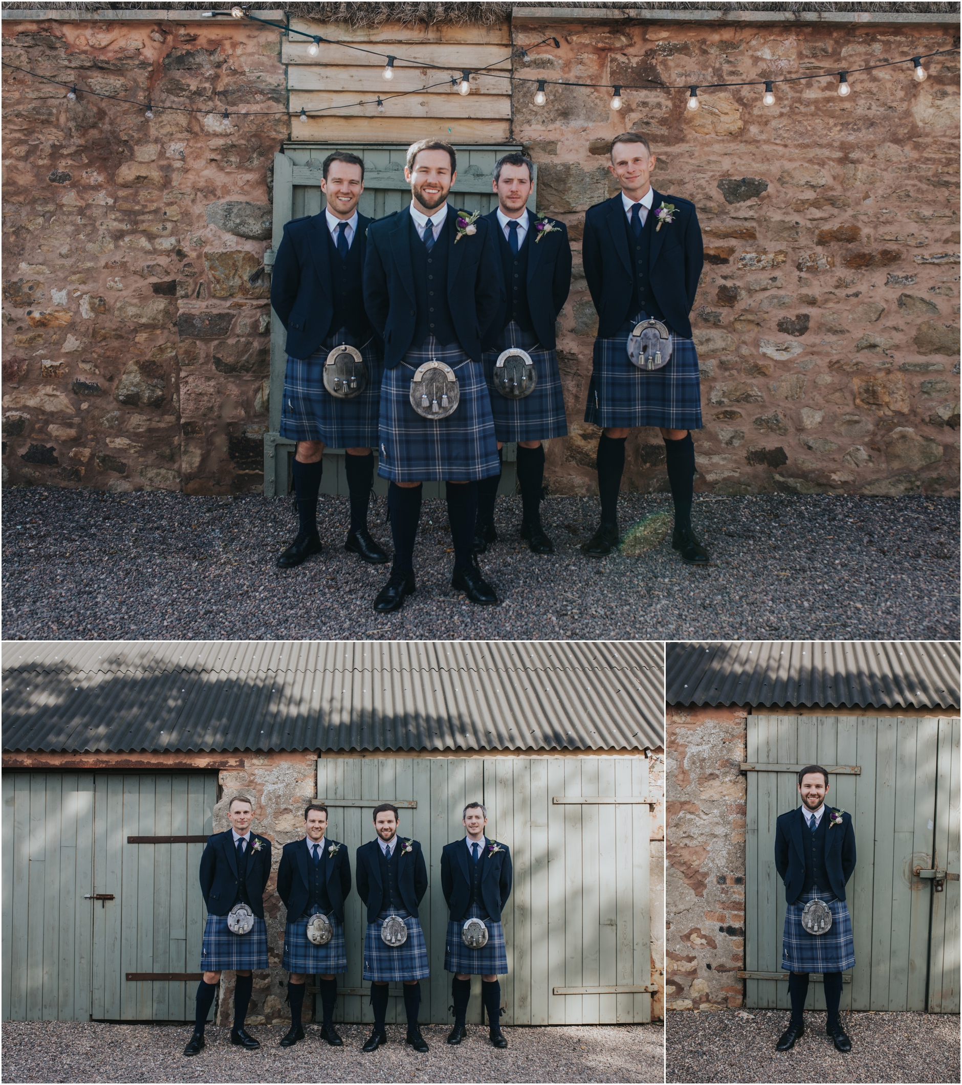 rustic barn wedding scotland