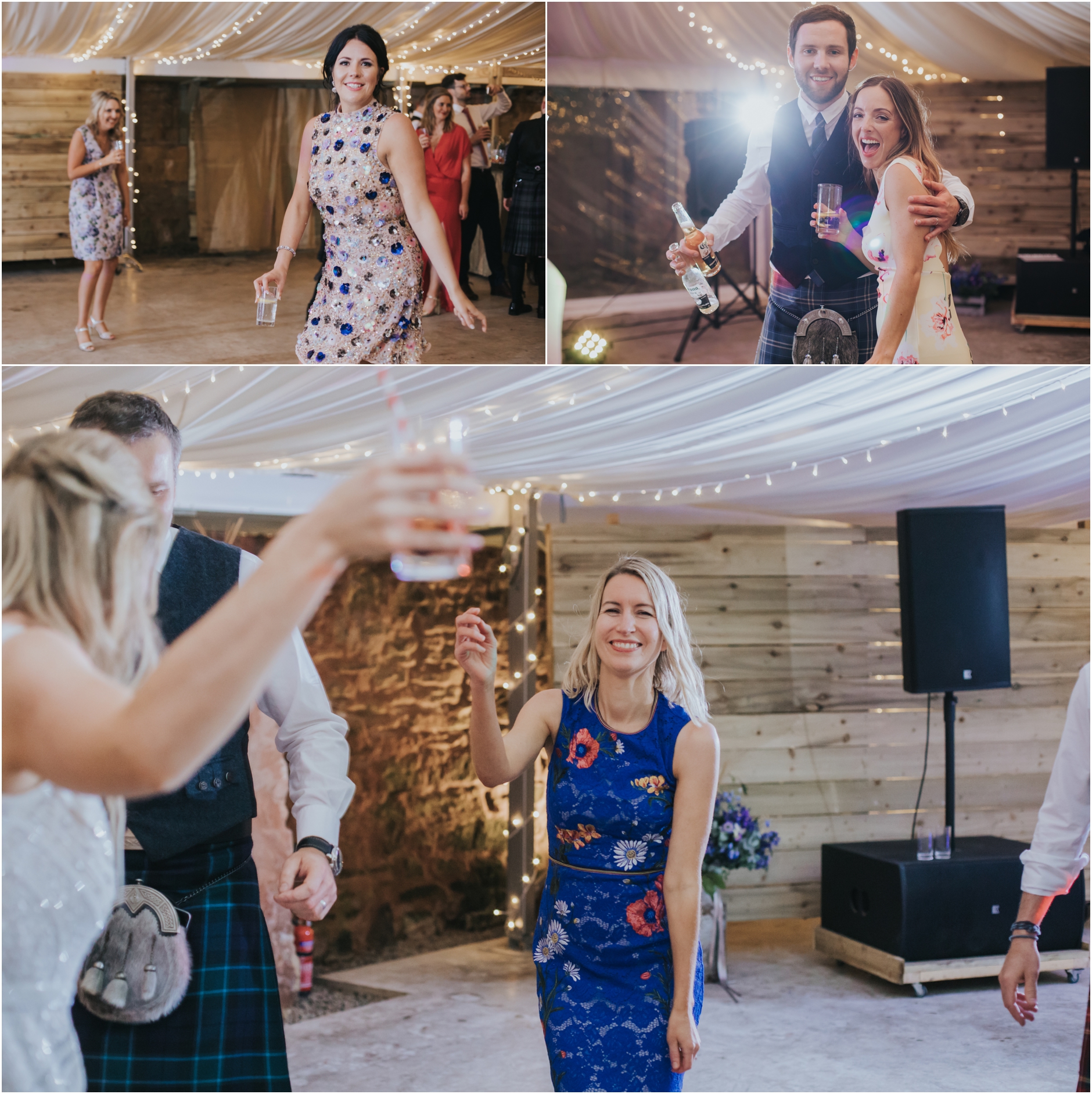 cow shed crail wedding photographer