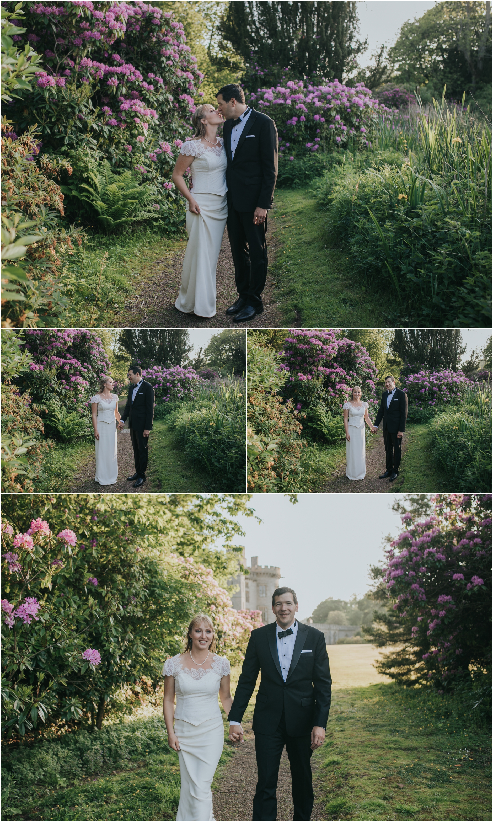 sunny scottish castle wedding photographer