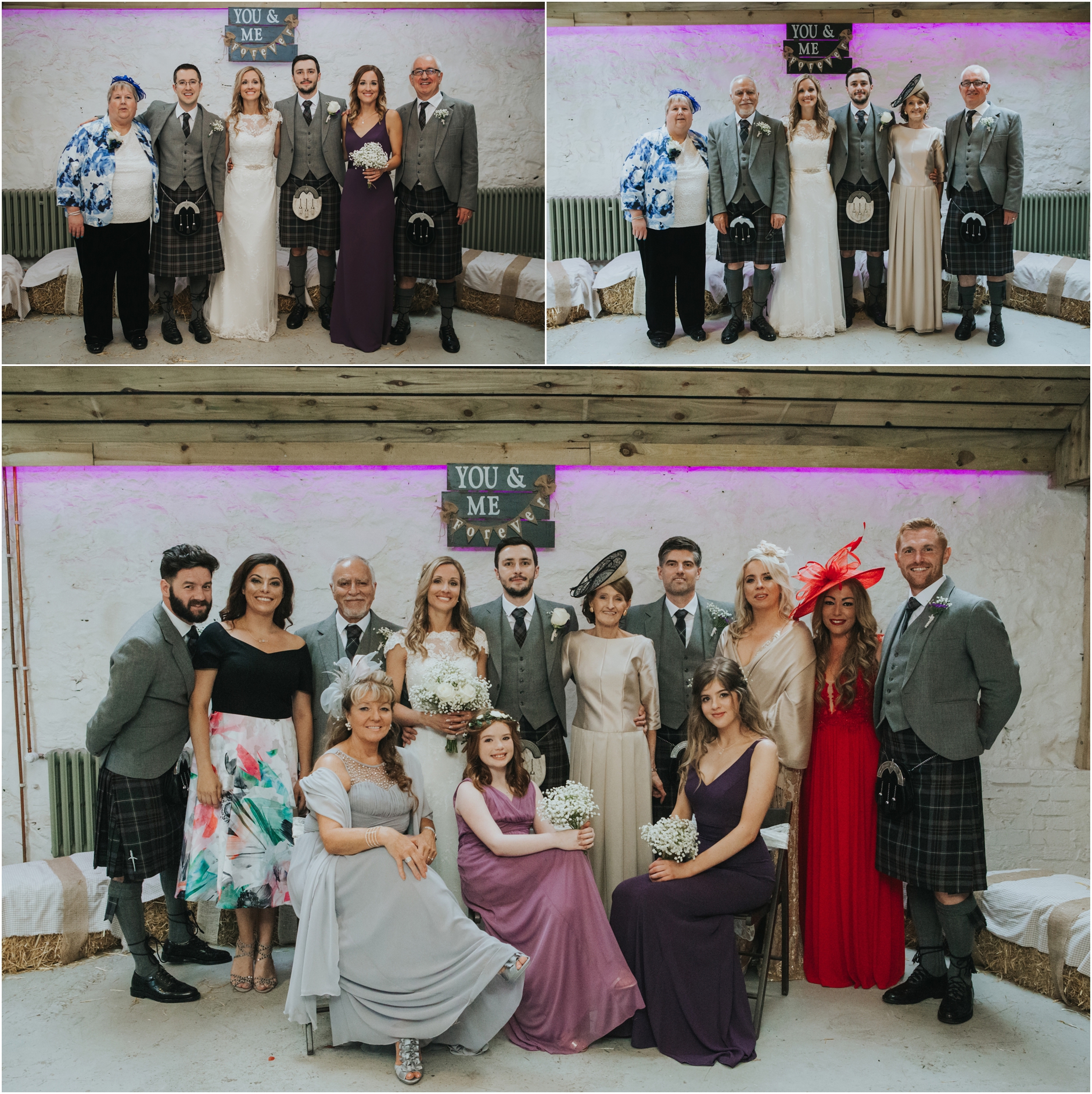 comrie croft barn wedding photos
