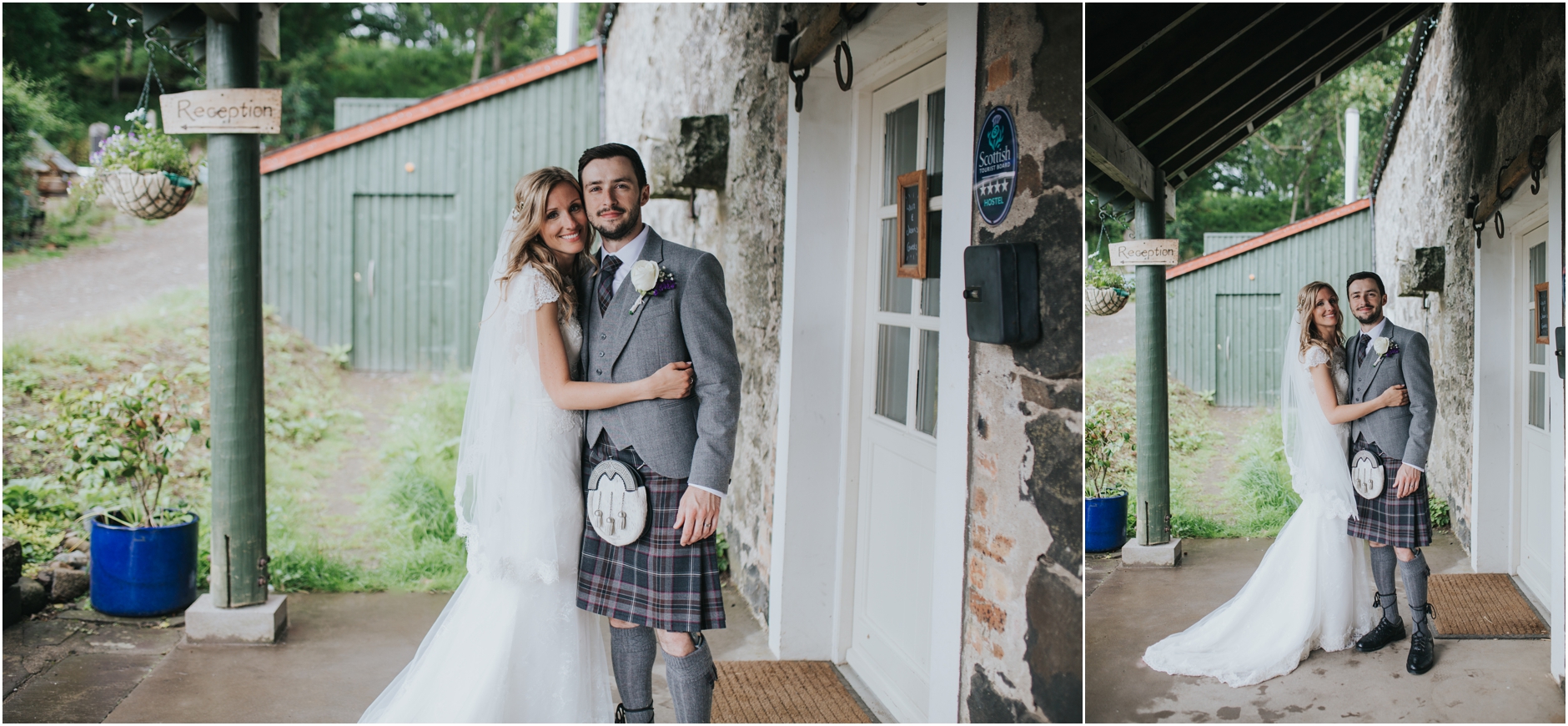 comrie croft barn wedding photos