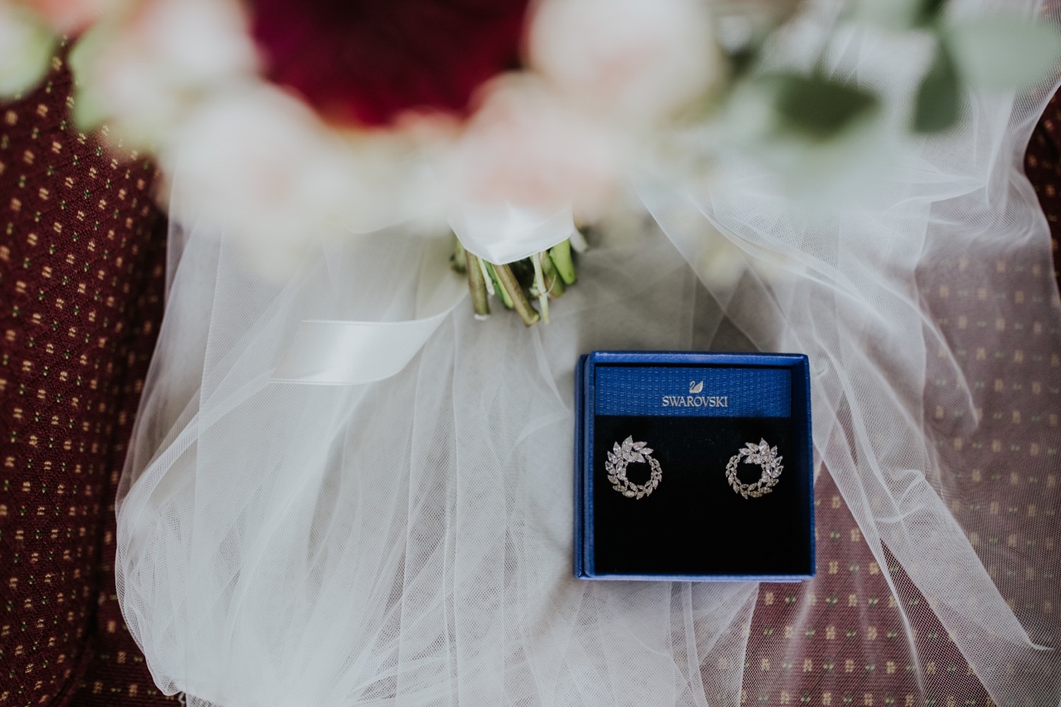 Swarovski wedding earrings