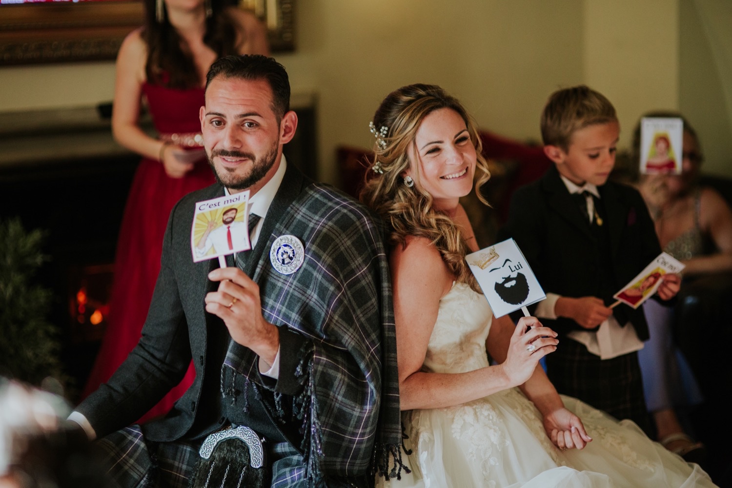 french wedding at carberry tower edinburgh