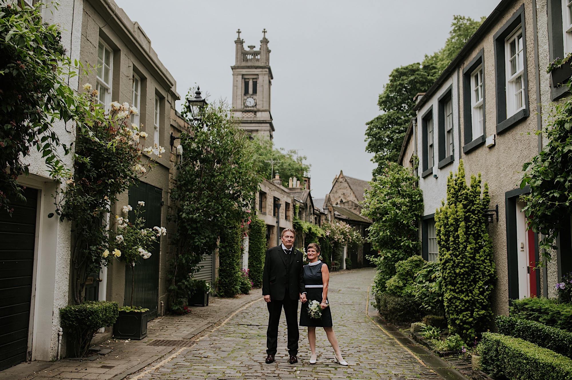creative modern edinburgh wedding photography