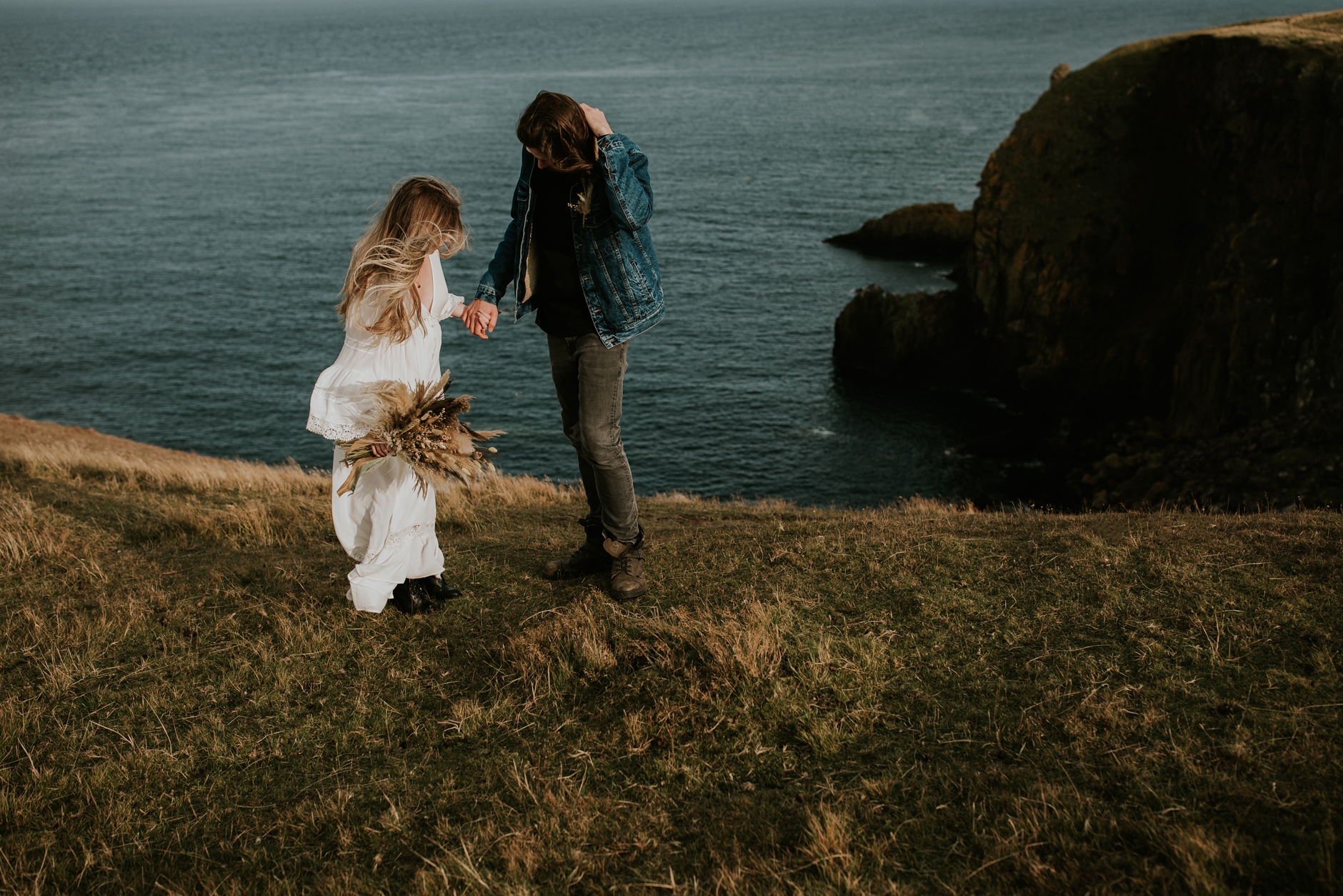 st abbs engagement photography
